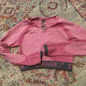 Gymshark NWO dry fit crop long sleeve